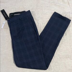 NWT Women’s Banana Republic Navy Plaid Pants